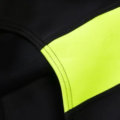 Women's Sleeveless Thermal Swimsuit Black/Yellow