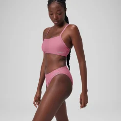 Women's Solid Classic Bikini Bottom Pink