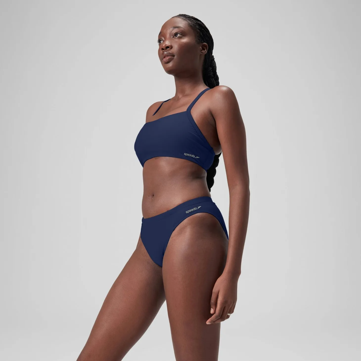 Women's Solid Classic Bottom Blue