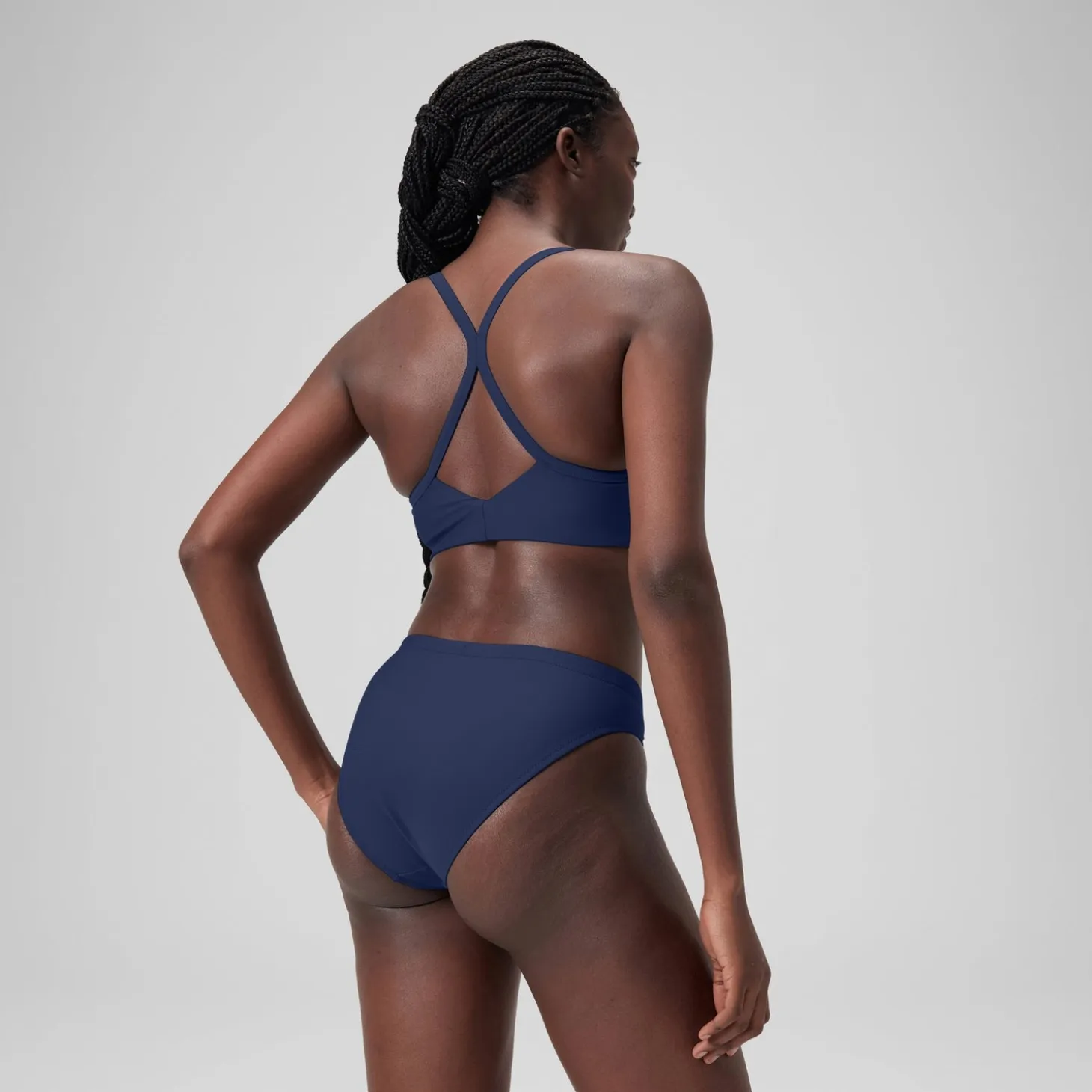 Women's Solid Classic Bottom Blue