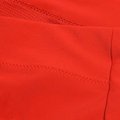 Women's Solid Hi Waist Bottom Red
