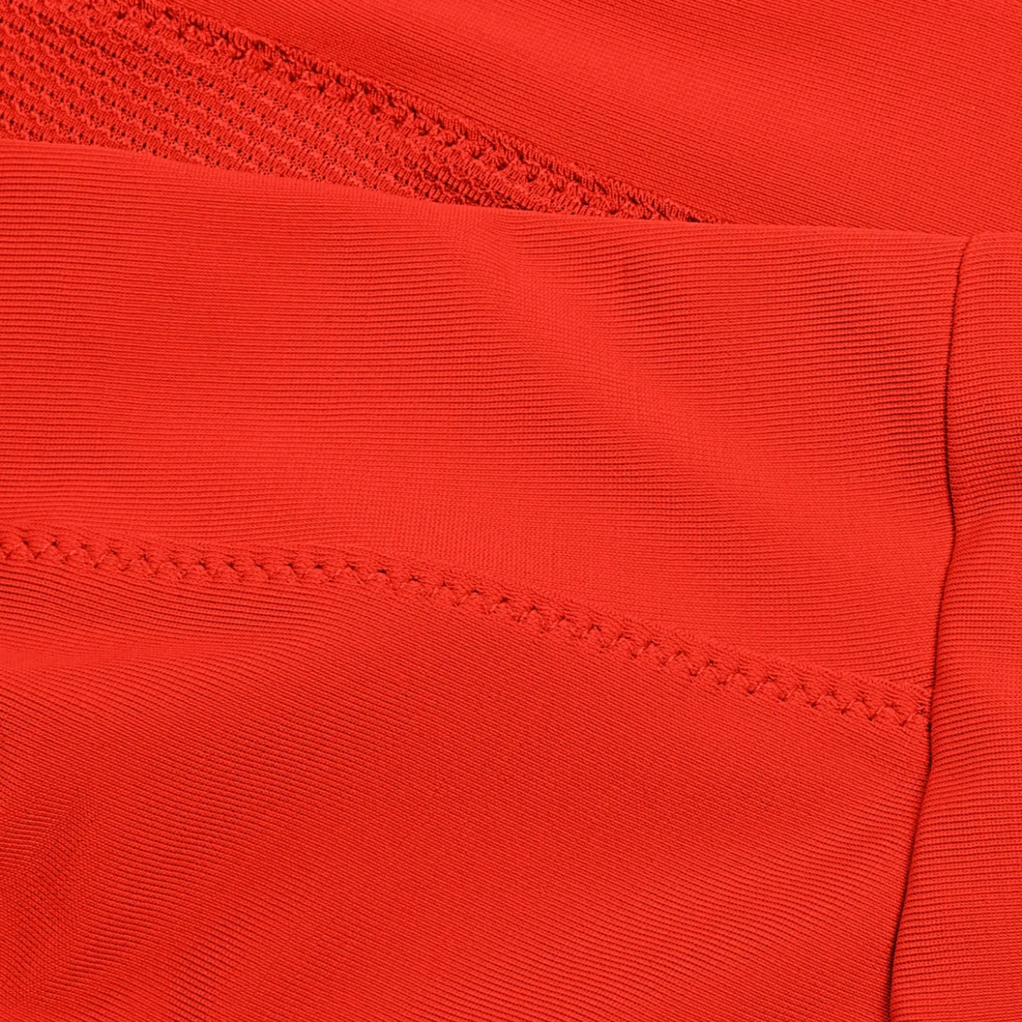 Women's Solid Hi Waist Bottom Red