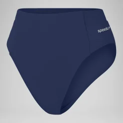 Women's Solid Hi Waist Bottom Blue