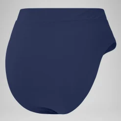 Women's Solid Hi Waist Bottom Blue
