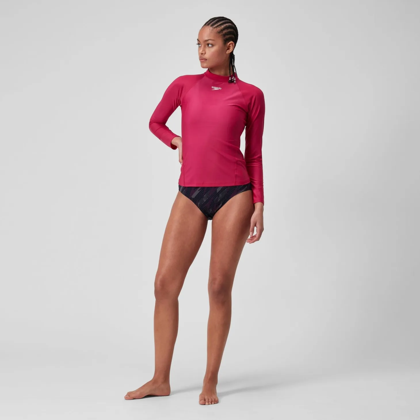 Women'sLong Sleeve Rash Top Purple